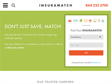 Tablet Screenshot of insuramatch.com